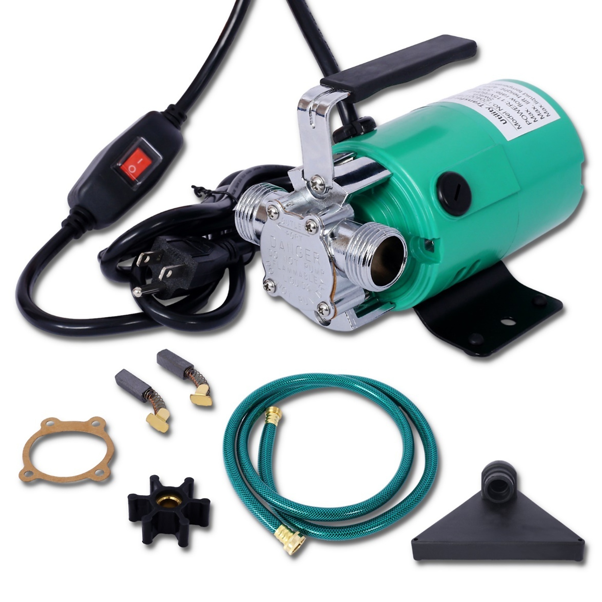 Progreen Water Transfer Pump — 115V, 330 GPH, 40ft. Max Height, Carbon Steel, Model# BAC-W465127583